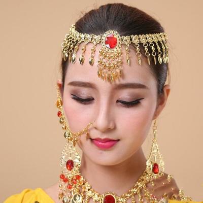 Head Chain Sequins Belly Dance Costumes Performance Accessories  Hairband Head Accessories
