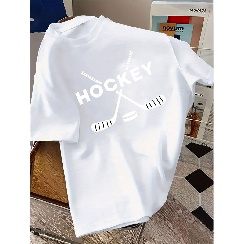 European Sizes Children Hockey Sports 95 T-Shirt, Short-Sleeved for Children And Children - Casual, Loose, Breathable, Trendy, And Simply Designed