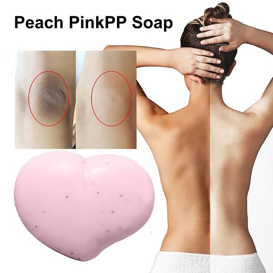 Yousheng 80g Whitening Soap Anti-Milben-Duftende, leicht schäumende Pfirsich-Glättungsseife für zu Hause