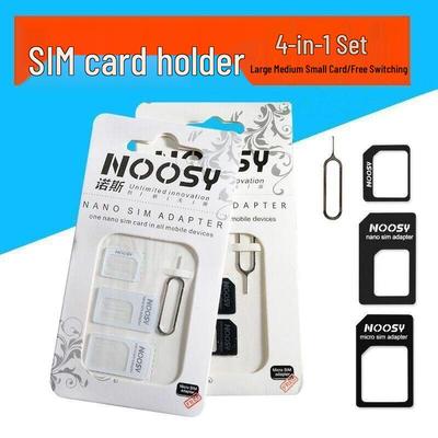 Set Adattatore SIM Card Quattro-in-Uno Noth con Vassoio, Spilla e Kit di Conversione