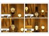 Nordic Wrought Iron Wine Glass Lamp - Indoor Decorative Copper Wire Christmas Light