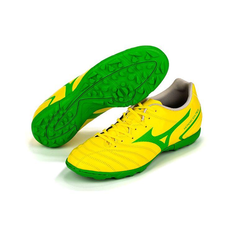 Mizuno Monarcida Neo Select As Tf Soccer Shoes Men Soccer Shoes Yellow Green P1GD222535
