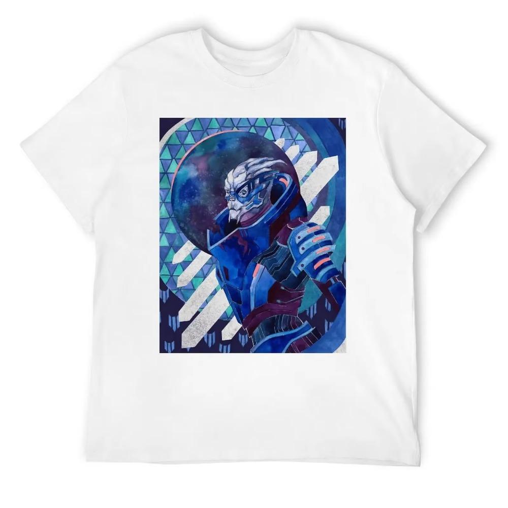 Garrus Vakarian For Sale Top Tee Unique T-shirt Crewneck Movement  Casual Fitness USA Size