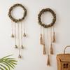 Witch Bells Wind Chime Wreath Rustic Pendant Bell Ornament Hanger For Garden Living Room Home Bedroom Wall Outdoor