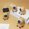 2/4/6Pcs Capybara Squeeze Toy Stress Anxiety Relief Sitting Capybara Toy Portable Kids Teens Adults TPR Animal Sensory Soft Stress Ball Fidget Toy