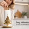 Freestanding Christmas Tree Shaped Tissue Holder Weighted Base Kitchen Paper Holder  Desktop Decor