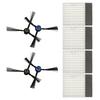 Compatible Replacement Accessories for V8 V8s For X750 X800 X785 V80 Vacuum Cleaners Set of 4 Filters and 4 Brushes