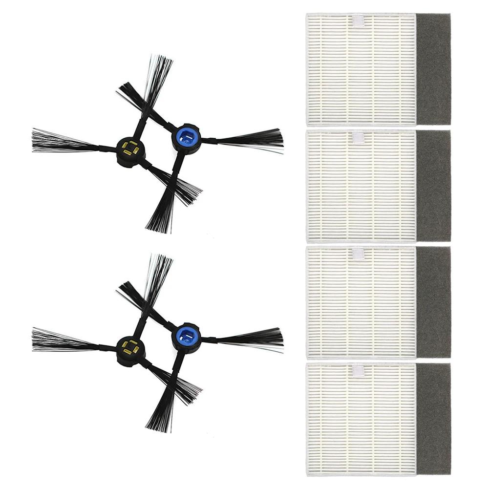 Compatible Replacement Accessories for V8 V8s For X750 X800 X785 V80 Vacuum Cleaners Set of 4 Filters and 4 Brushes