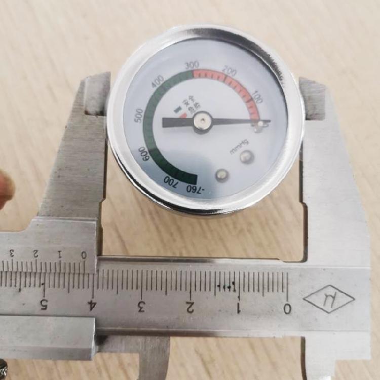 Negative Pressure Meter with Clear Scale Durable Vacuum Pressure Gauge 7.2mm