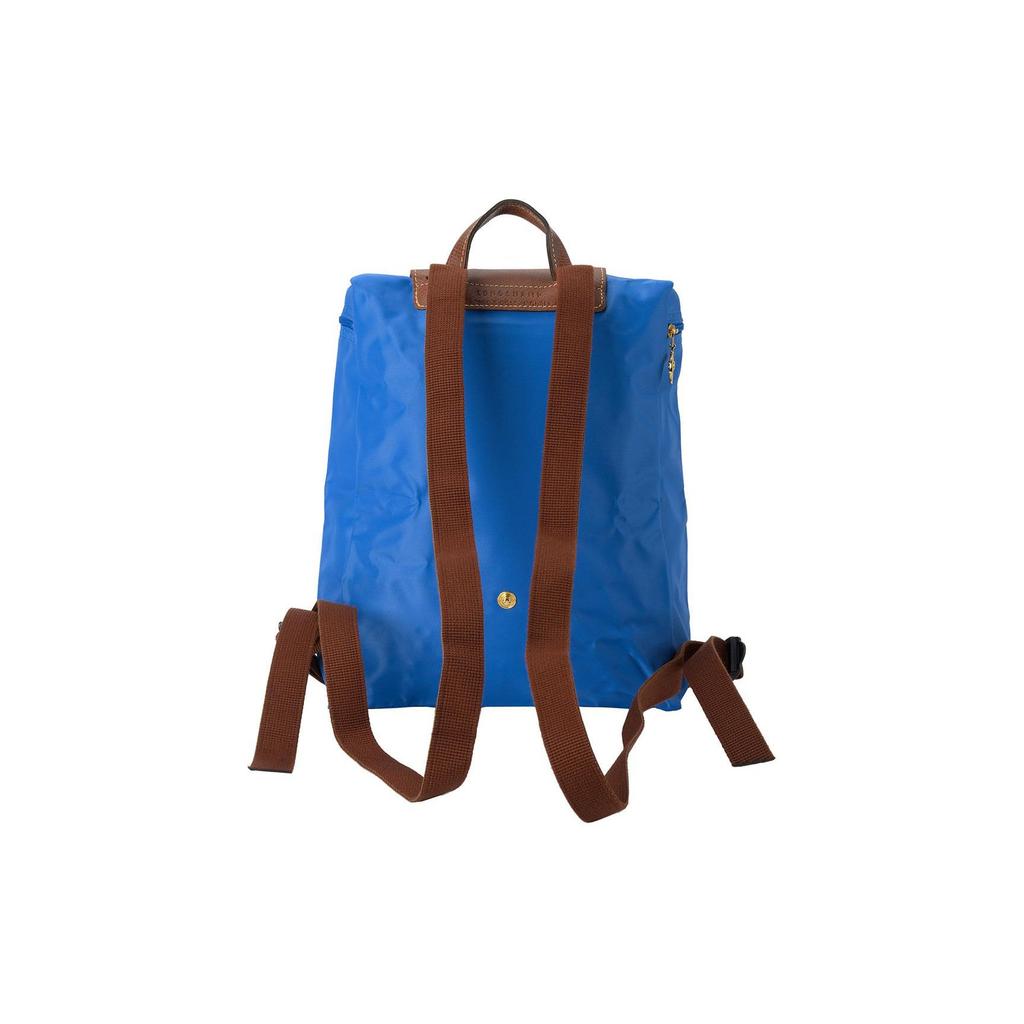 Longchamp Le Pliage Original Solid Color Logo Snap Zipper Backpack Women backpack Blue 1699089P78
