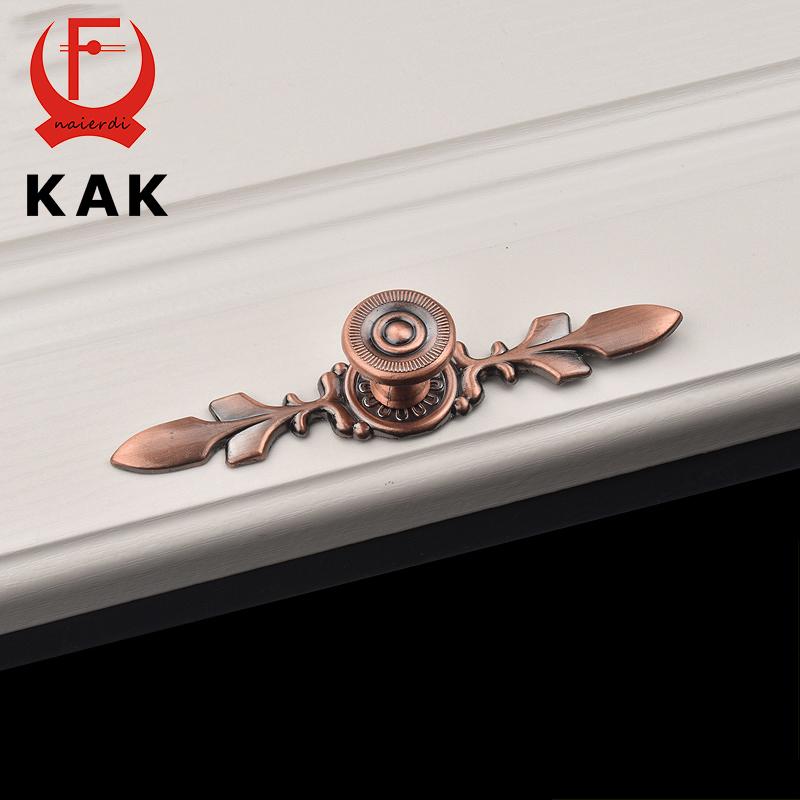 KAK 120MM Bronze Handles Kitchen Door Cupboard Zinc Alloy European Modern Wardrobe Furniture Drawer Pulls Cabinet Knobs Hardware