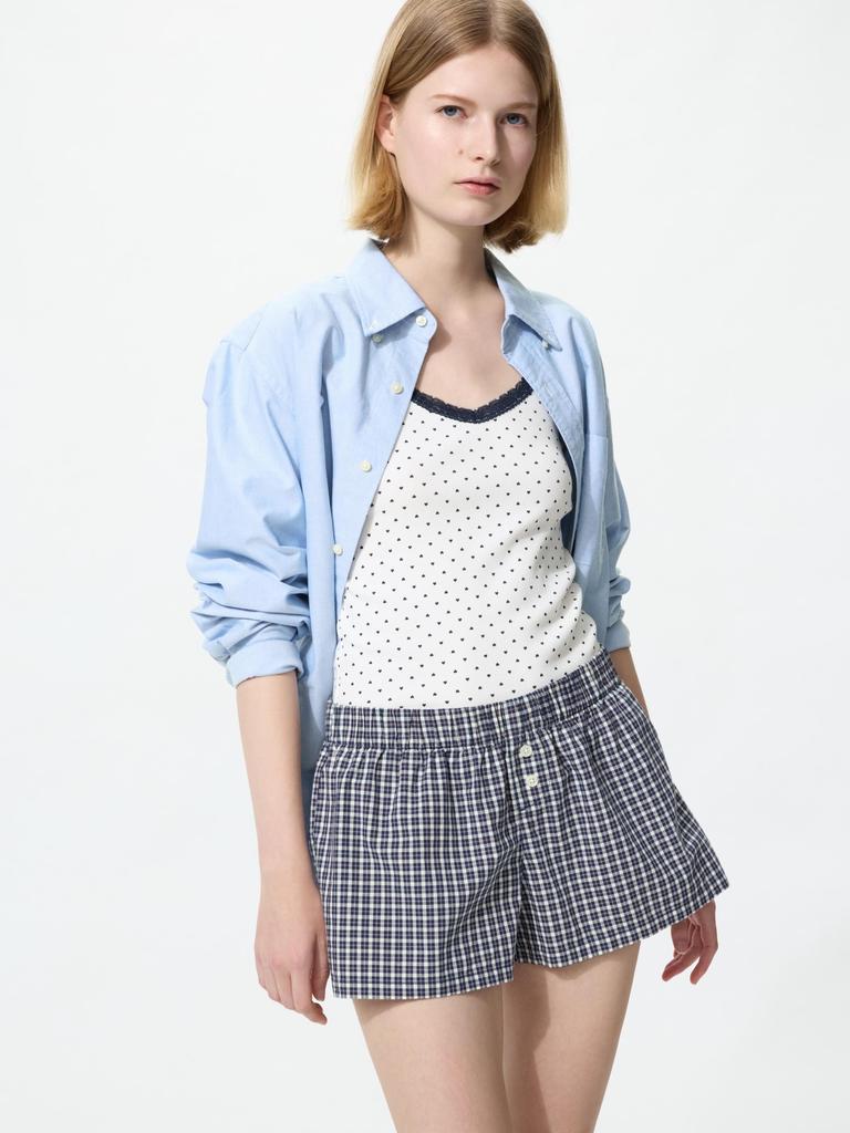 Uniqlo Japan Cotton Boxer Easy Shorts
