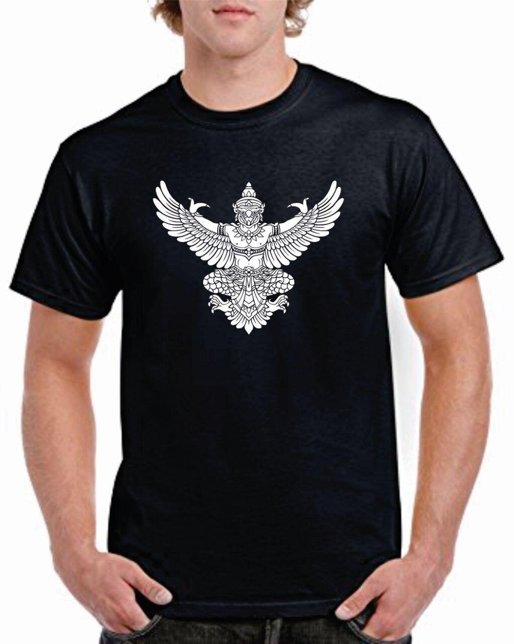 

26 Indian Flying God Chest Logo T-shirt Garuda Hindu Buddhist Fashion Tshirt Unisex T-Shirt L