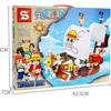 One Piece Thousand Sunny Chopper Pirate Ship Building Blocks Toy