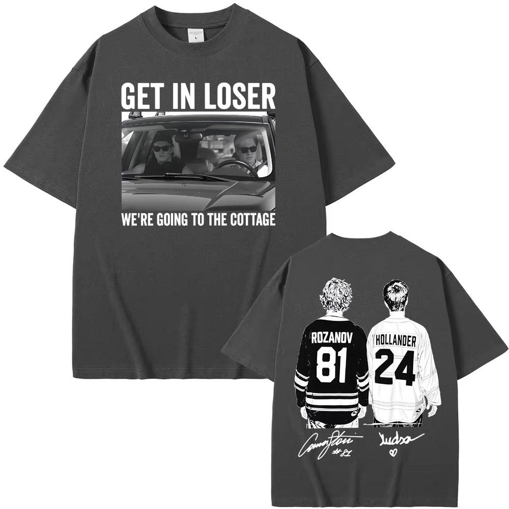 Heated Rivalry Ilya Rozanov Shane Hollander Tshirts Men Women Summer Casual 100 Cotton T Shirt Fashion Gothic Street TShirts