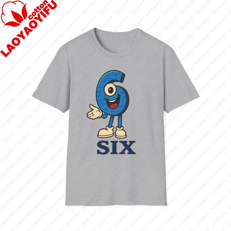 Couple Costume Duo 67 Meme Six Seven 67 Italian Brainrot Playful Unisex  TShirt with Cartoon Number 6 Design Birthday Gift Top