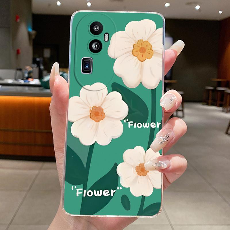 Für OPPO Reno 10 Pro Plus Pro+ Hülle Klar Luxus Mode Schmetterlingsblumen Weiches TPU Silikon Jelly Handyhülle Rückabdeckung