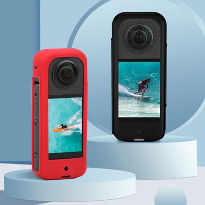 Funda de Silicona Protector de Lente Carcasa Resistente a Caídas Accesorios Compatibles Para Insta360 X3