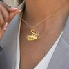 Yori Exquisite Stainless Steel Beaded Drop Chic Necklace Tarnish Resistant Metal Korean Fashion Jewelry Accessories