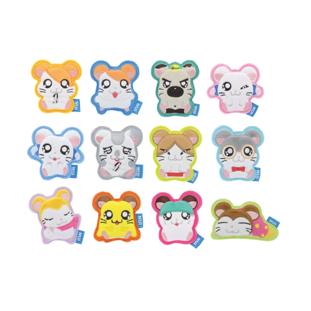 Плюшевый Хамтаро, коробка из 12 значков,