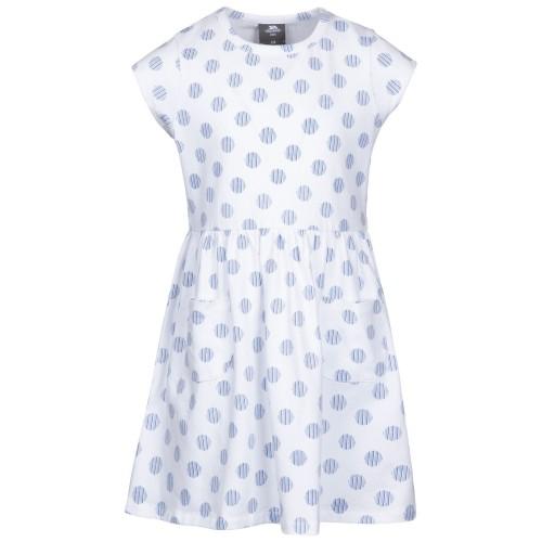 

Trespass Girls Happiness Spotted Casual Dress 5-6 Years білий/синій
