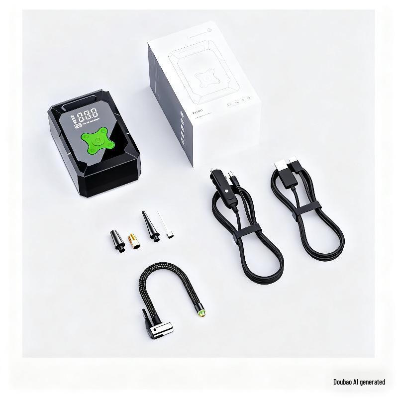 

Wireless Dual-Use Portable Electric Mini Air Pump for Car & Bicycle Tires Wired