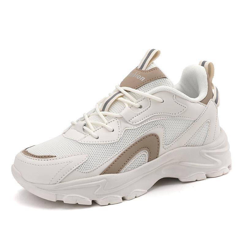 Herbst Neue Damen Vulkanisierte Schuhe Plattform Freizeit-Sneakers Damenschuhe Ballerinas Bequeme Laufschuhe Klobige Sportschuhe