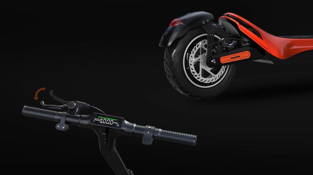 NANROBOT Electric Scooters for Adults 500W 10Inch 48V 10.4AH Battery