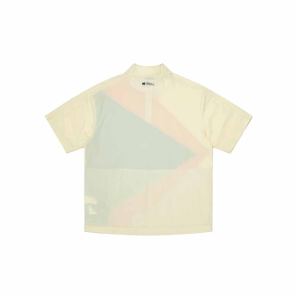 Kodak K Short Sleeve Stand Neck Anorak Ivory