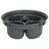 Nonstick 4 Egg Poacher Insert Even Heat Distribution Safe Egg Poacher Accessory for Frying Pans