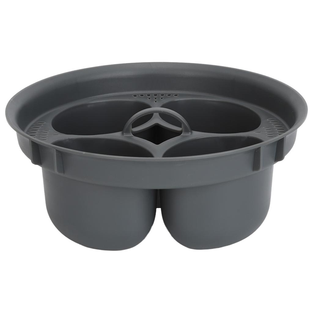 Nonstick 4 Egg Poacher Insert Even Heat Distribution Safe Egg Poacher Accessory for Frying Pans