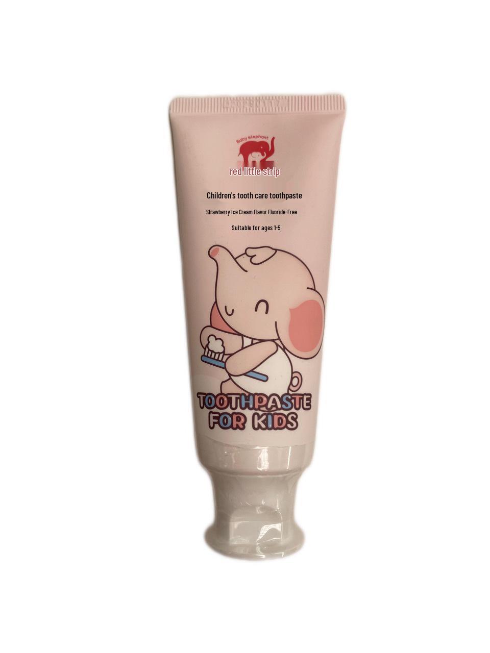 Red Little Elephant Kids  Anti-Cavity Toothpaste Strawberry Ice Cream 60g None