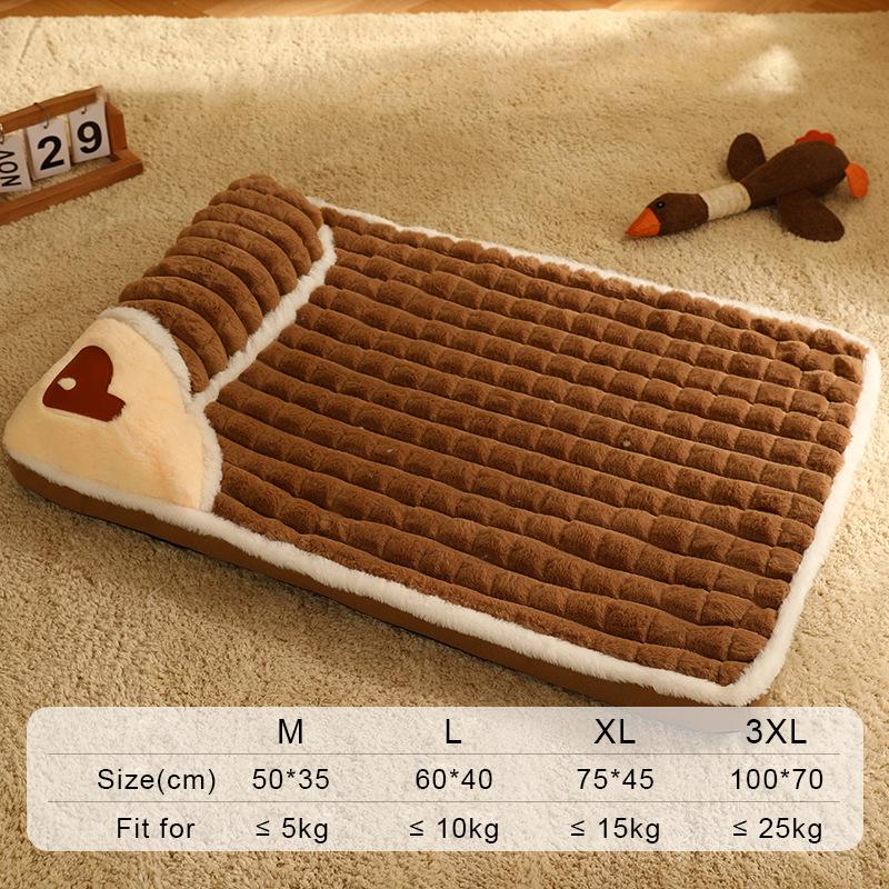 Dog Cushion Winter Super Warm Thickened Removable Comfort Coft Pet Supplies Washable Mall Medium Large Dogs Cats Deep Sleep