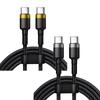 Fast 10A Charging Cable with Type C Interfaces for Efficient Data Sync and Power Delivery