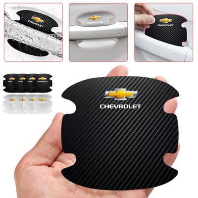 Car Door Handle Protection Sticker Emblem Car Decoration Styling for Chevry Cruze Impala Camaro Garna Equinox Volt Yakista AVEO Sedan Malibu