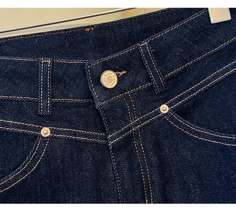 Damen Retro High-Waist Locker geschnittene Plus Samt Jeans, Winter 2026 Denim Weite Hosen.