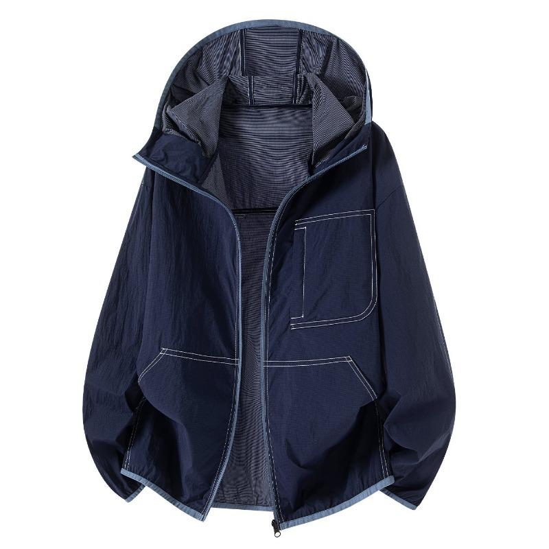 

Men Women Couple UPF 50+ Lightweight Sun Protection Jacket Lightweight Breathable Outdoor Hiking Fishing Windproof Coat M
