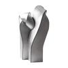 Abstract Twisted Decorative Sculpture Contemporary for Entryway, Reception Area