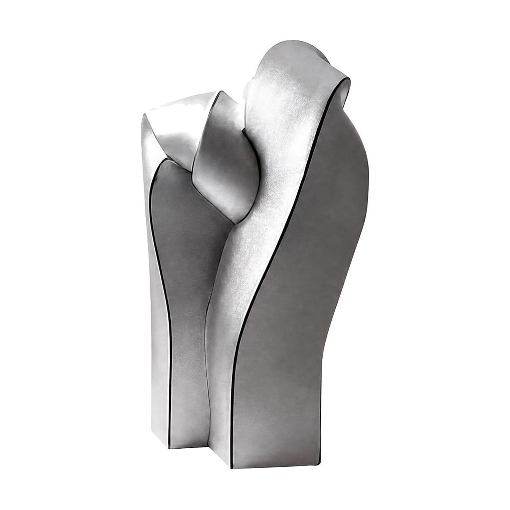 Abstract Twisted Decorative Sculpture Contemporary for Entryway, Reception Area
