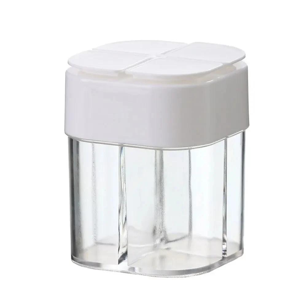 

BBQ Seasoning Container Kitchen Gadget Sets Seasoning Jar Plastic Spice Container Bottle Salt and Pepper Shaker Outdoor Camping