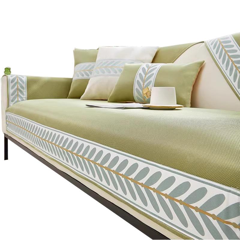 Ice Silk Sofa Cushion Summer Non-Slip Simple Modern Mat Cushion Summer  New All-Inclusive Sofa Cover