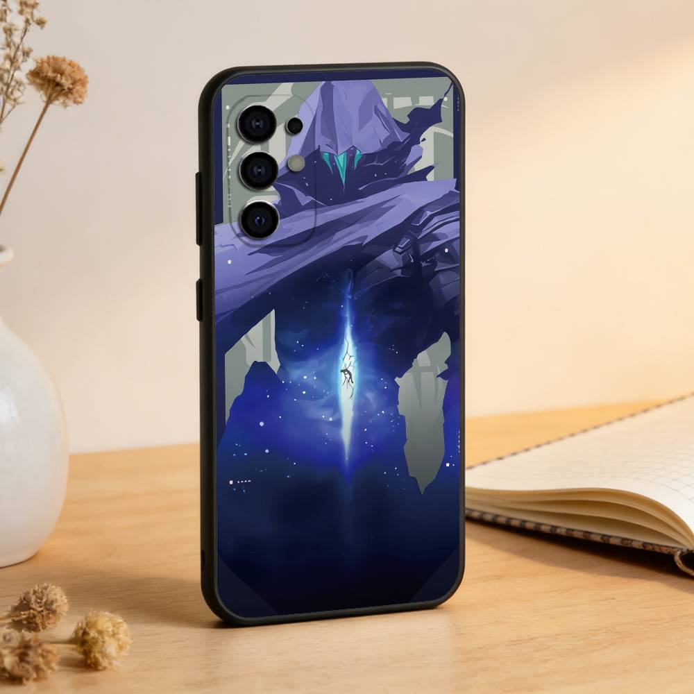 V-ValorantS O-Omen Phone Case For Samsung S25,S24,S21,S22,S23,S30,Ultra,S20,Plus,Fe,Lite,Note,10,Black Cover