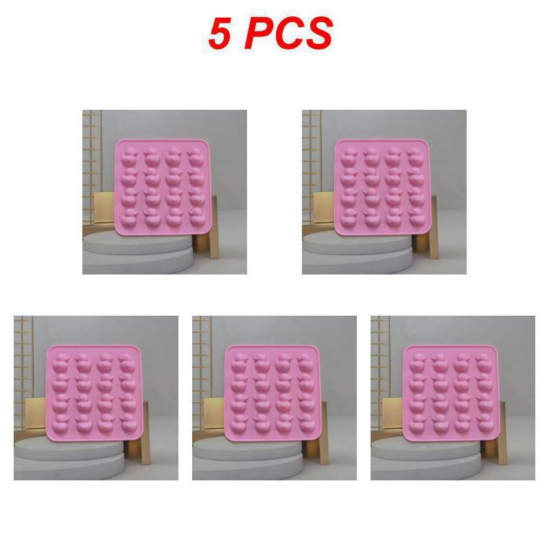 1~10PCS Silicone Mini duckling Chocolate Mold Jelly Block Bar Mold Epoxy Ice Tray Fondant Cake Decorating Candy Tool Kitchen