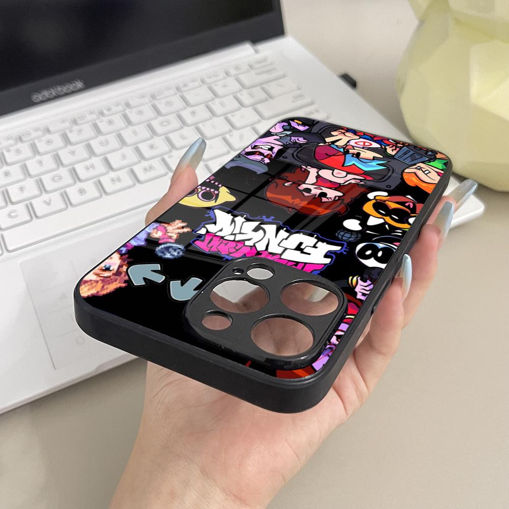 Friday Night Funkin Game Phone Case Glass For Samsung Galaxy S26 S25 S23 S24 S21 S22 S20 Ultra Fe Plus A16 Cover