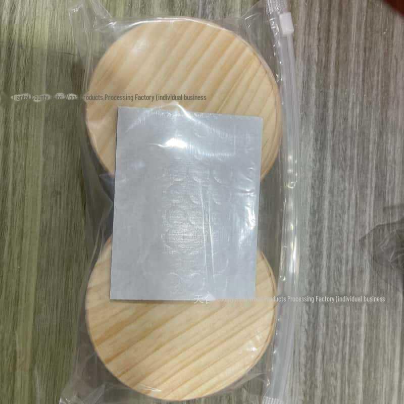Handmade Non-Slip Wooden Round Coasters - Anti-Scalding Table Mats and Tea Coasters