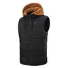 Miling Unisex Electric Heated Vest with Detachable Hood
