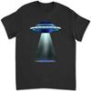 3D Ufo Alien Ruimteschip Vliegend Object T-shirt YFNL