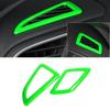 Dashboard L&R Air Outlet Vent Cover For Honda Civic 10th 2016- Bright Green