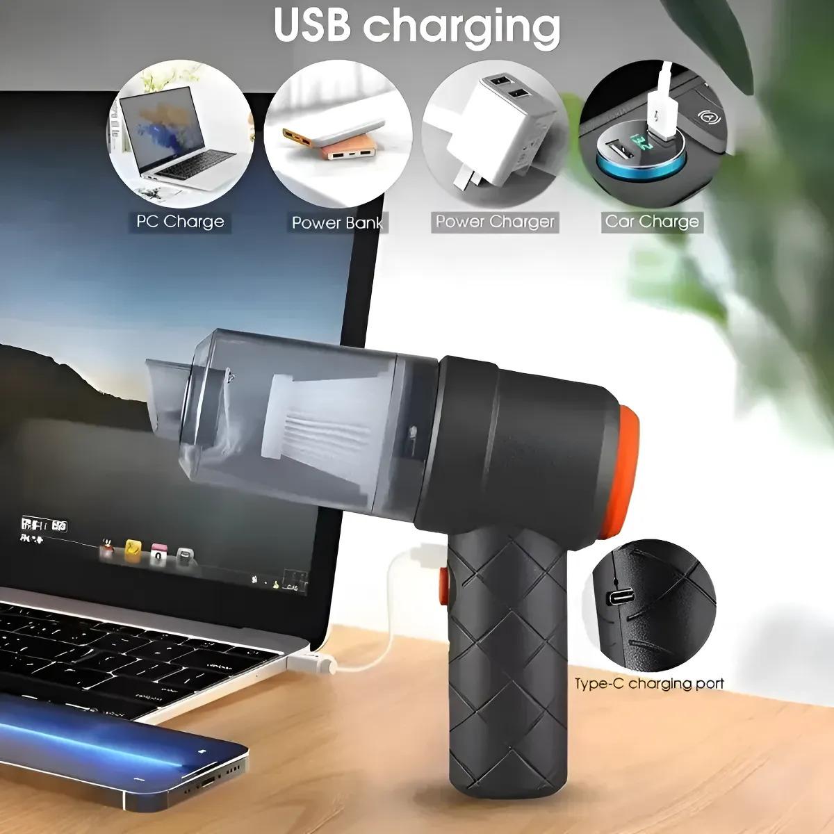 Portable Mini Wireless Car Vacuum Cleaner Handheld option1