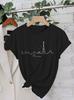 Chic Paris-Inspired Women's T-Shirt - Casual Short Sleeve Crew Neck Breathable Polyester - Perfect for Spring & Summer